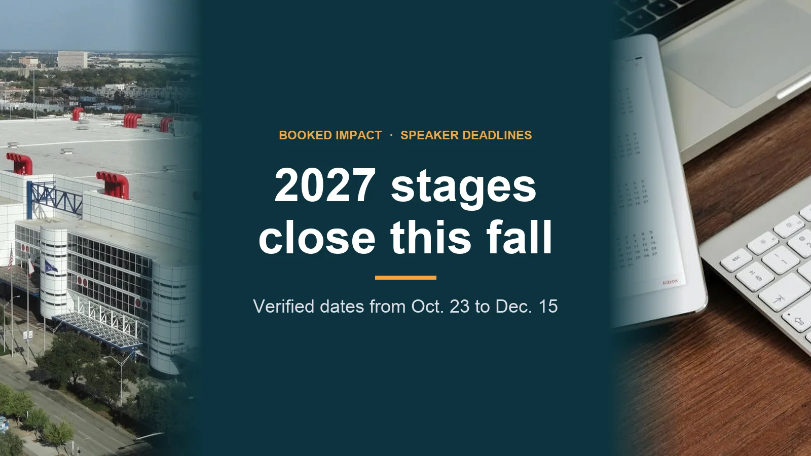 2027 Speaker Applications Closing Soon: The Deadlines to Know: featured image