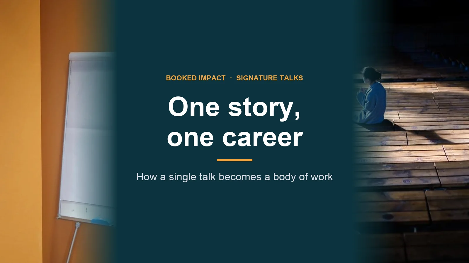 The Signature Talk: How Speakers Turn One Story Into a Career: featured image